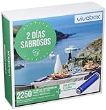 VIVABOX Caja Regalo -2 DÍAS SABROSOS- 1.300 estancias. Incluye un Regalo - batería...
